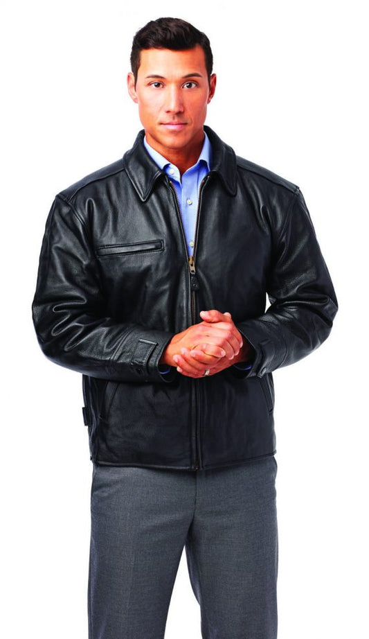 Classic Italian Leather Driving Jacket | Burks Bay