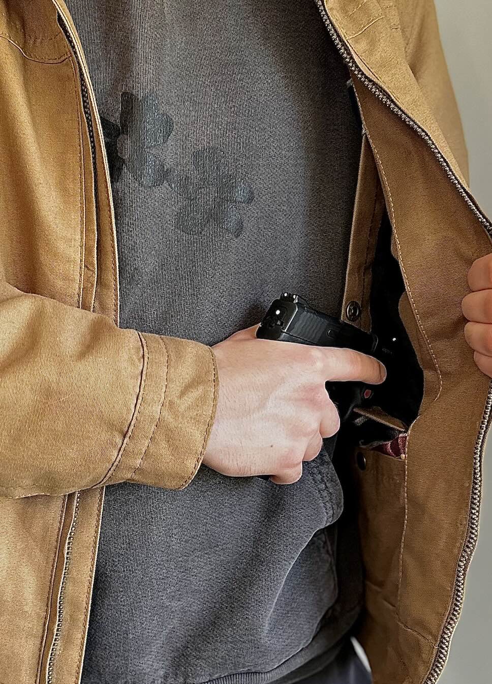 Concealed Carry Canvas Jacket | CCW | AI Powered Apparel