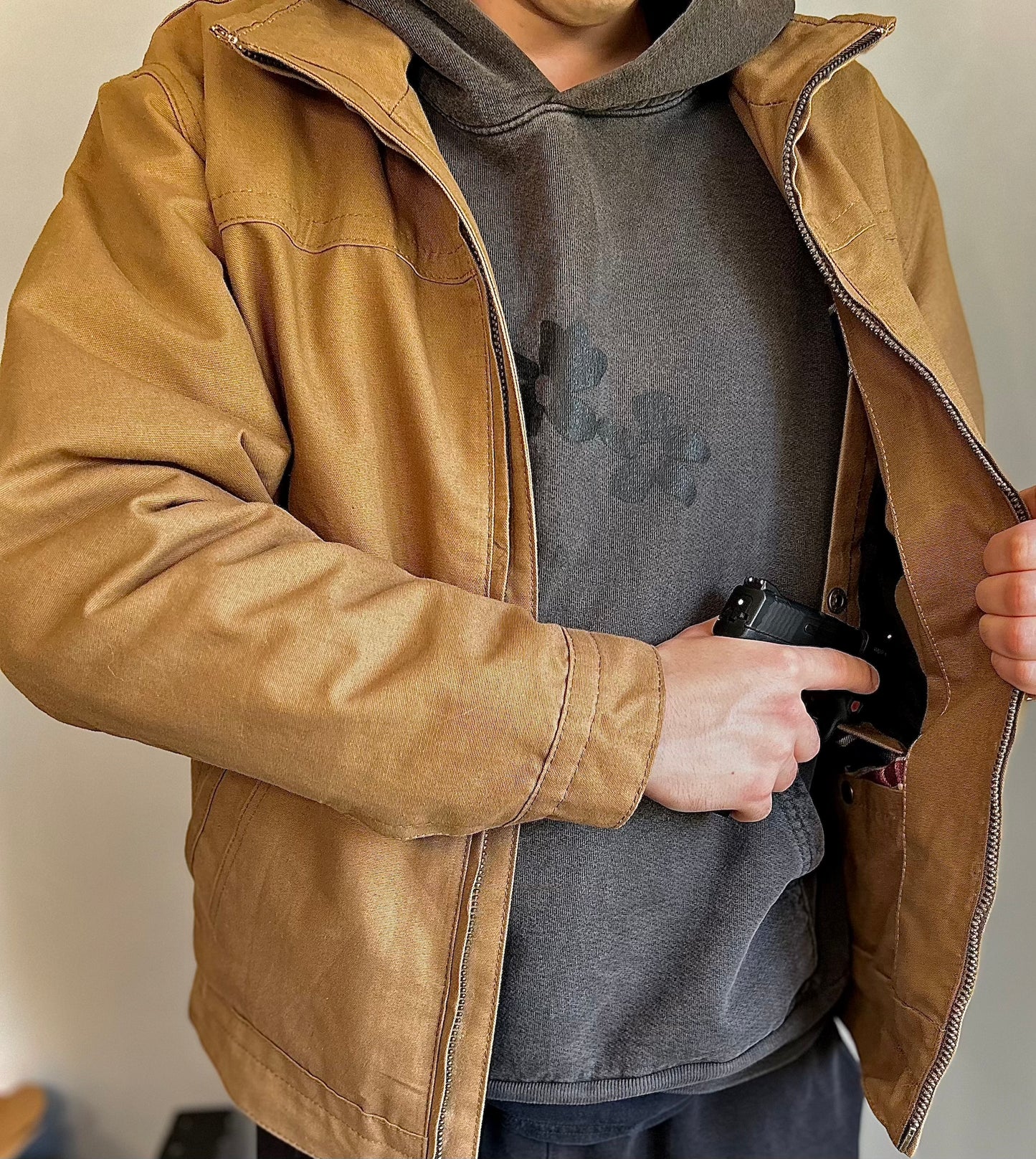 Canvas Conceal Carry Ranch Jacket | CCW | Burks Bay