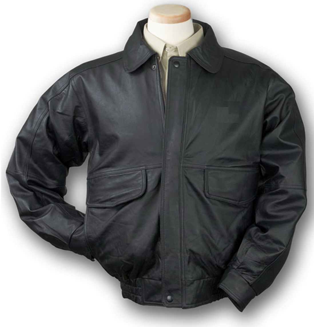 Buffed Bomber Leather Jacket | Burks Bay