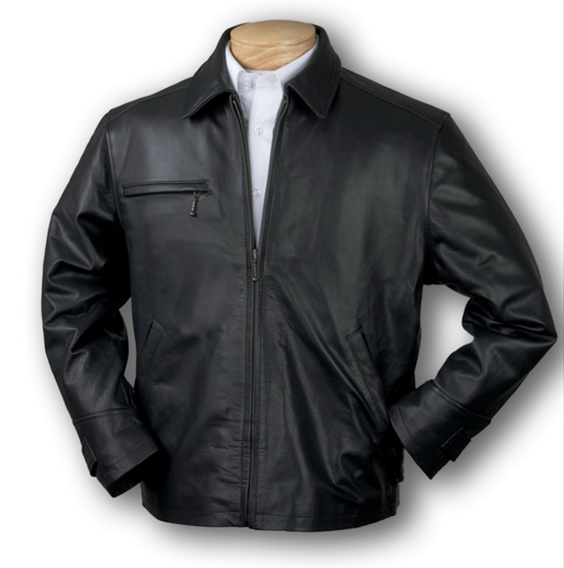 Classic Italian Leather Driving Jacket | Burks Bay