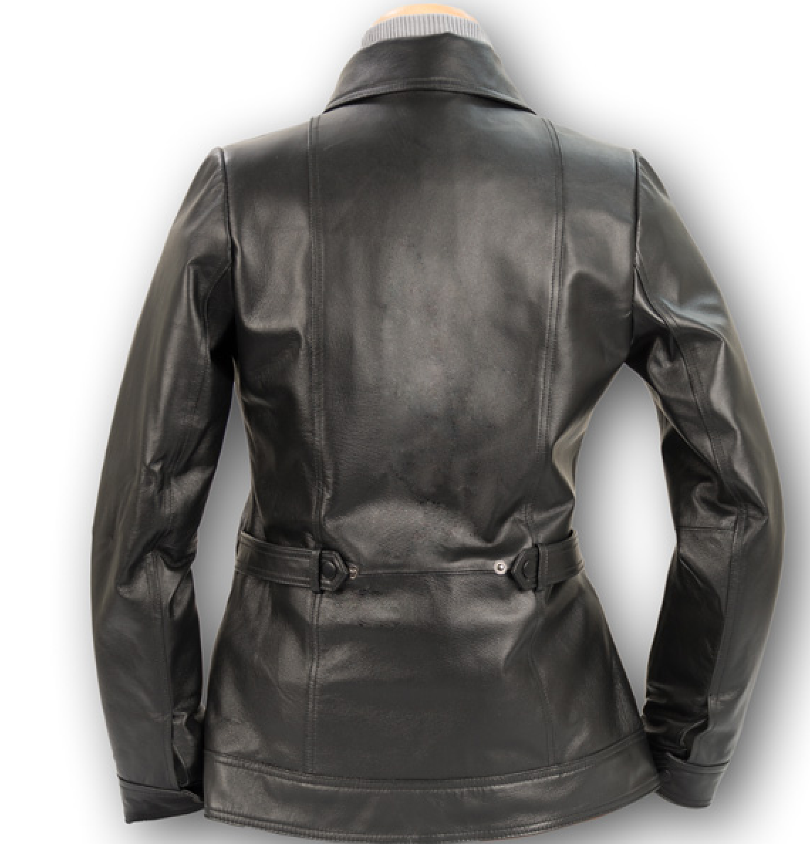 Ladies Hipster Leather Field Jacket | Burks Bay